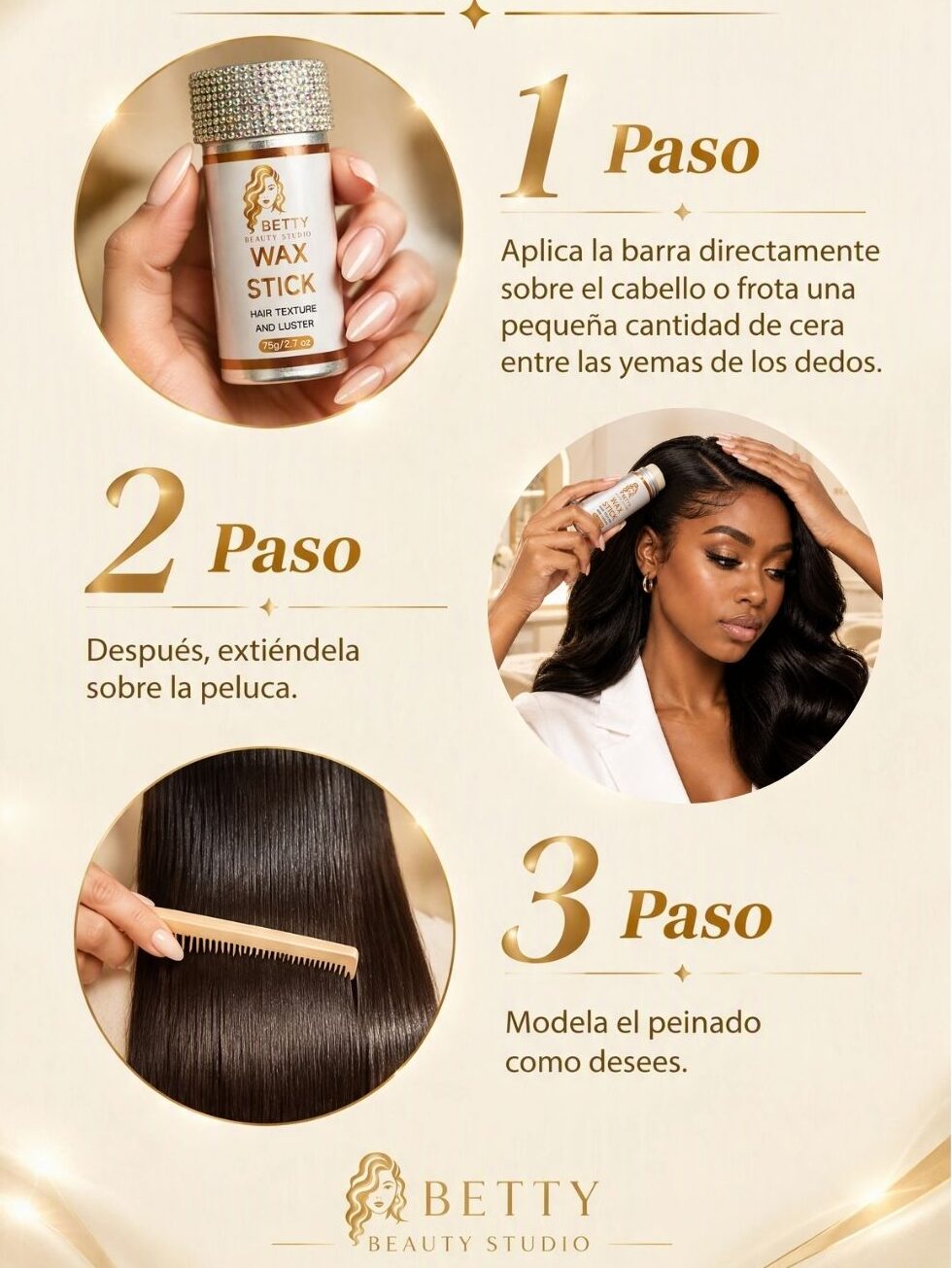 Barra de cera Betty Beauty para Clean Look